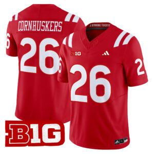 Cornhuskers Jersey #26 Nebraska Cornhuskers 2026 All Stitched