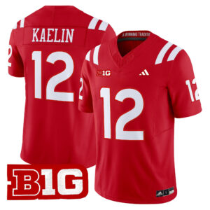 Daniel Kaelin Jersey #12 Nebraska Cornhuskers 2026 All Stitched