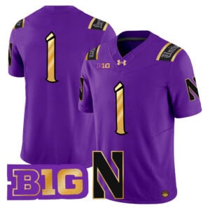 Team Jersey #1 Northwestern Wildcats 2026 All Stitched