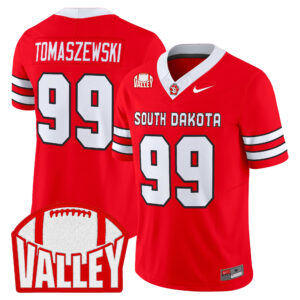 Asher Tomaszewski Jersey #99 South Dakota Coyote 2026 All Stitched