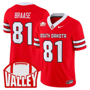 Ordell Braase Jersey #81 South Dakota Coyote 2026 All Stitched