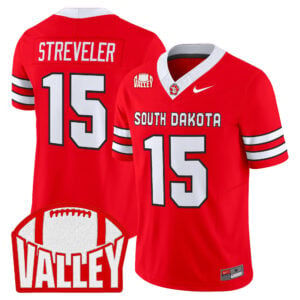 Chris Streveler Jersey #15 South Dakota Coyote 2026 All Stitched