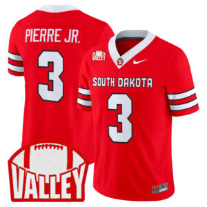 Charles Pierre Jr. Jersey #3 South Dakota Coyote 2026 All Stitched