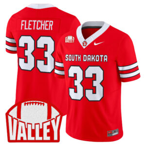 Carson Fletcher Jersey #33 South Dakota Coyote 2026 All Stitched