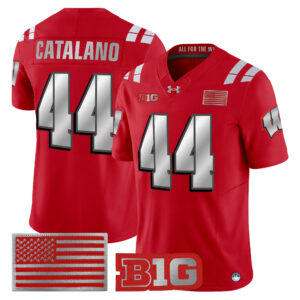 Cooper Catalano Jersey #44 Wisconsin Badgers 2026 Lambeau All Stitched