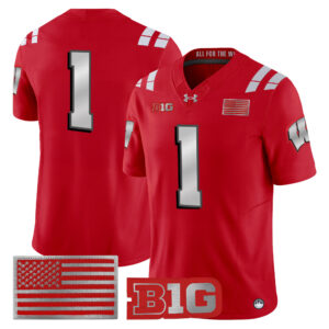 Team Jersey #1 Wisconsin Badgers 2026 Lambeau All Stitched