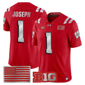Colton Joseph Jersey #1 Wisconsin Badgers 2026 Lambeau All Stitched