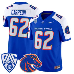 Roger Carreon Jersey #62 Boise State Broncos 2026 All Stitched