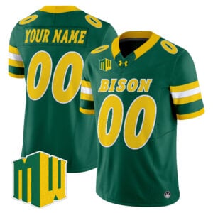 North Dakota State Bison 2026 Vapor Limited Custom Jersey - All Stitched