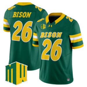 Bison Jersey #26 North Dakota State Bison 2026 All Stitched