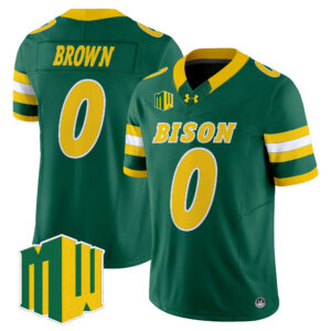 Preston Brown Jersey #0 North Dakota State Bison 2026 All Stitched