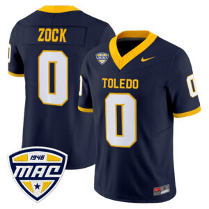 Andrew Zock Jersey #0 Toledo Rockets 2026 All Stitched