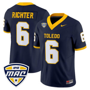 John Alan Richter Jersey #6 Toledo Rockets 2026 All Stitched