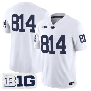 WHITEOUT Jersey #814 Penn State Nittany Lions 2026 No Name on Back All Stitched