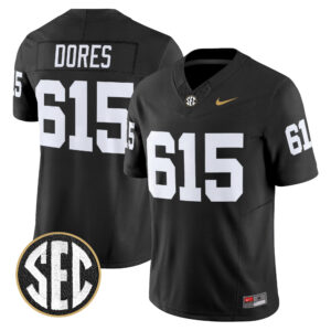 Dores Jersey #615 Vanderbilt Commodores 2026 All Stitched
