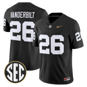 Vanderbilt Jersey #26 Vanderbilt Commodores 2026 All Stitched