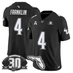 Sam Franklin Jersey #4 South Florida Bulls 30th Anniversary Patch All Stitched