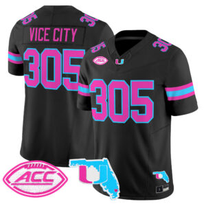 Vice City Jersey #305 Miami Hurricanes Vice City All Stitched
