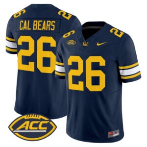 Cal Bears Jersey #26 California Golden Bears 2026 All Stitched