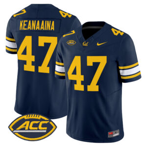 Aidan Keanaaina Jersey #47 California Golden Bears 2026 All Stitched