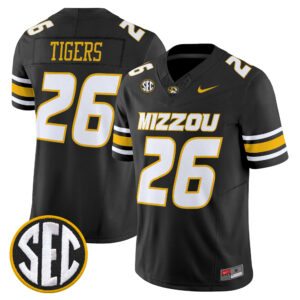 Tigers Jersey #26 Missouri Tigers 2026 All Stitched