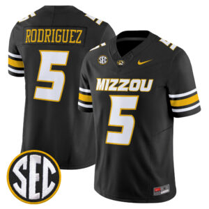Nicholas Rodriguez Jersey #5 Missouri Tigers 2026 All Stitched