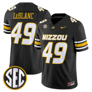 Brett Le Blanc Jersey #49 Missouri Tigers 2026 All Stitched