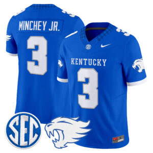 Kenny Minchey Jersey #3 Kentucky Wildcats 2026 All Stitched