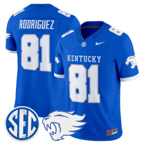Willie Rodriguez Jersey #81 Kentucky Wildcats 2026 All Stitched
