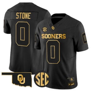 David Stone Jersey #0 Oklahoma Sooners 2026 Gold All Stitched