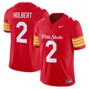 Greyson Holbert Jersey #2 Pittsburg State 2026 All Stitched