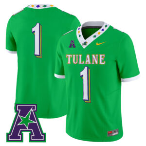 Team Jersey #1 Tulane Green Wave 2026 City Edition All Stitched
