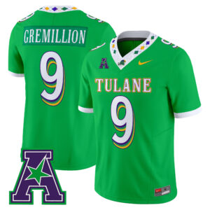 Zeon Chriss-Gremillion Jersey #9 Tulane Green Wave 2026 City Edition All Stitched