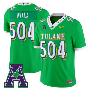 NOLA Jersey #504 Tulane Green Wave 2026 City Edition All Stitched