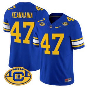 Aidan Keanaaina Jersey #47 California Golden Bears Throwback All Stitched