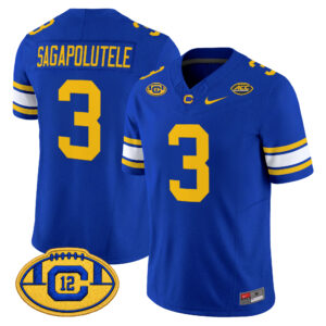 Jaron-Keawe Sagapolutele Jersey #3 California Golden Bears Throwback All Stitched