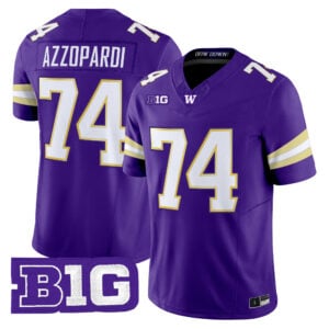 Drew Azzopardi Jersey #74 Washington Huskies 2026 All Stitched