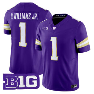 Demond Williams Jr. Jersey #1 Washington Huskies 2026 All Stitched