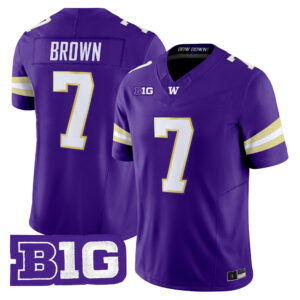 Elijah Brown Jersey #7 Washington Huskies 2026 All Stitched