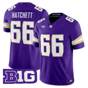 Landen Hatchett Jersey #66 Washington Huskies 2026 All Stitched