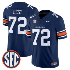 Cole Best Jersey #72 Auburn Tigers 2026 All Stitched