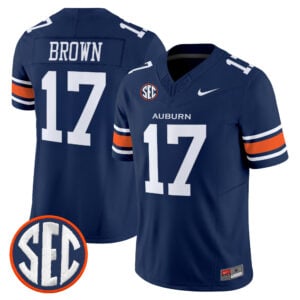 Byrum Brown Jersey #17 Auburn Tigers 2026 All Stitched