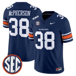 Alex McPherson Jersey #38 Auburn Tigers 2026 All Stitched