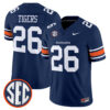 Tigers Jersey #26 Auburn Tigers 2026 All Stitched