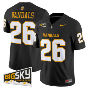 Vandals Jersey #26 Idaho Vandals 2026 All Stitched