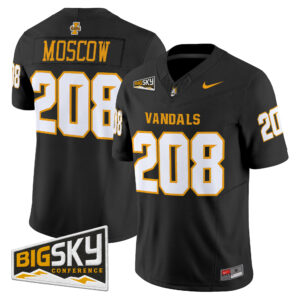 Moscow Jersey #208 Idaho Vandals 2026 All Stitched