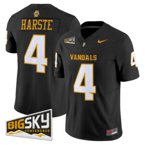 Tony Harste Jersey #4 Idaho Vandals 2026 All Stitched
