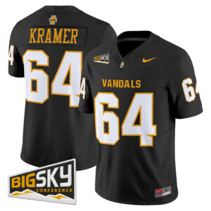 Jerry Kramer Jersey #64 Idaho Vandals 2026 All Stitched