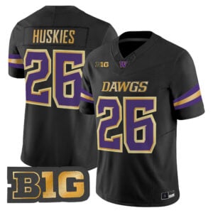 Huskies Jersey #26 Washington Huskies 2026 Unleash the Dawgs All Stitched