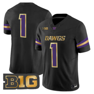 Team Jersey #1 Washington Huskies 2026 Unleash the Dawgs All Stitched